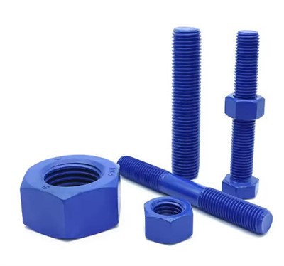 Asme b18.31.3 SA193 B7 / B7M / B7M / b16 Xylan 1424 ptfe ko`rish murvatini